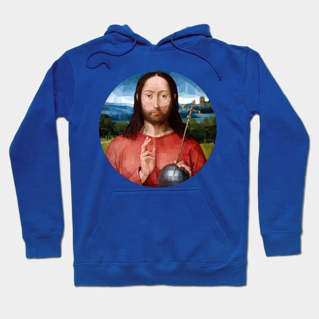 Abstract Jesus Hoodie by Ricardo77